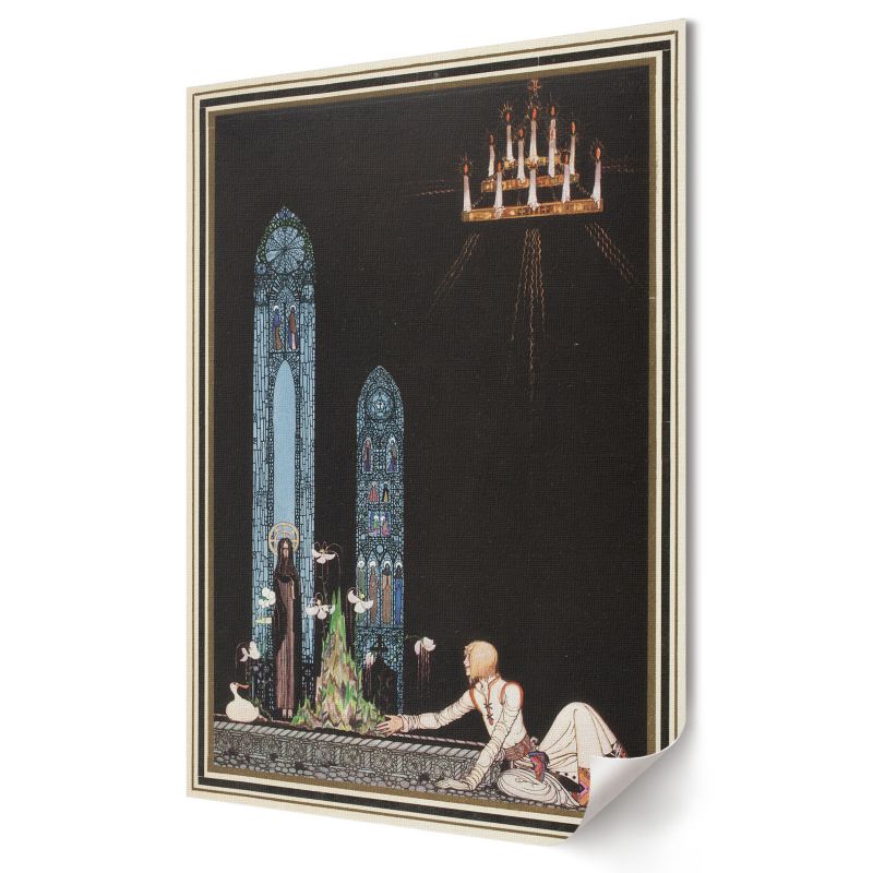 Plakat canvas Wallfluent Format A1 Ilustracja do książki Artysta Aubrey Beardsley 1 szt.