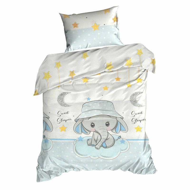 Pościel dziecięca Eurofirany KID/11 bawełna ranforce Oeko-Tex 100x135 + 40x50 1 kpl.