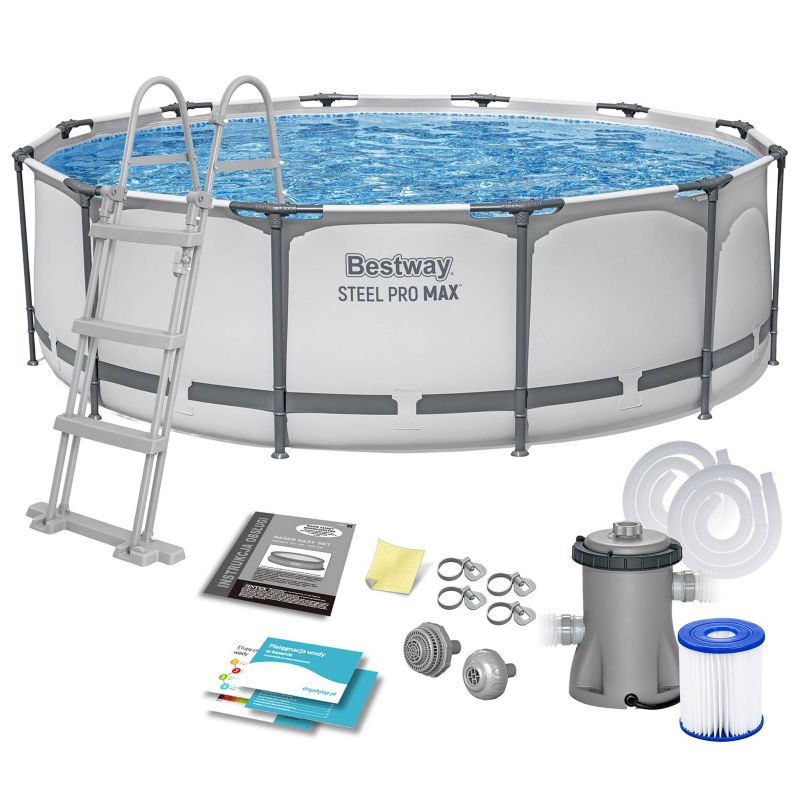 Basen stelażowy ogrodowy Bestway 366x100 cm 10w1 zestaw 1szt.