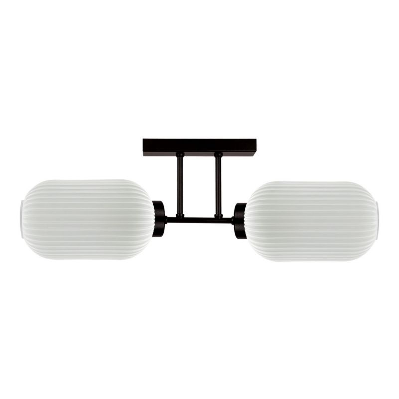 Lampa wisząca Kaja VILAR czarno-biała 2xE27x20W IP20 wym:20x56x14cm - 1 szt.