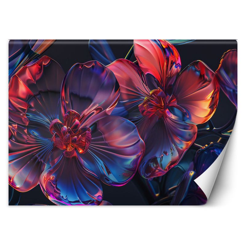 Fototapeta Feeby Kwiaty makro 3D szklane 200x140 1 szt