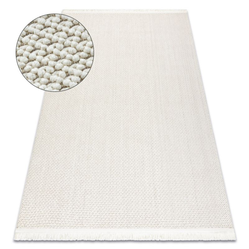 Dywan Nano RugsX 80x150 cm biały E346 1 szt.