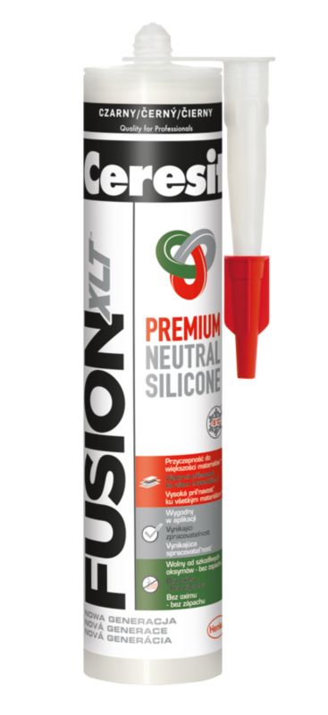 Silikon uniwersalny Ceresit 280 ml czarny