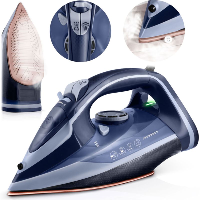 Żelazko parowe Berdsen BD-330 3000W ceramiczna powłoka 1szt.