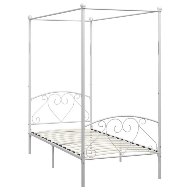 Łóżko metalowe WaszeMeble 100x200 cm biała WM-284427 1 szt.
