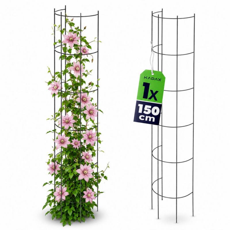 Pergola KADAX Ogrodowa Podpora metalowa Na Kwiaty Róże Do Roślin Kolumna 150cm 1 szt.