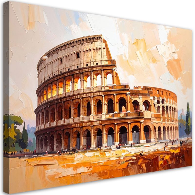 Obraz do salonu biura Feeby Rzymskie Koloseum Architektura 60x40cm 1szt