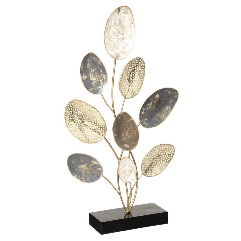 Metalowa figurka Liście Atmosphera 53 cm 1 szt.