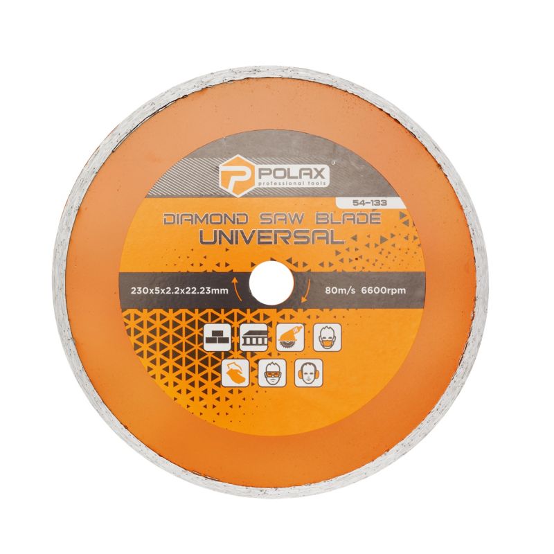 Tarcza diamentowa do cięcia płytek Polax Universal 230 5 2.2 22.23 1 szt.