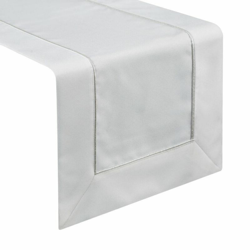 Bieżnik MADELE Eurofirany 40 x 180 cm dekoracyjny biały glamour 1 szt.