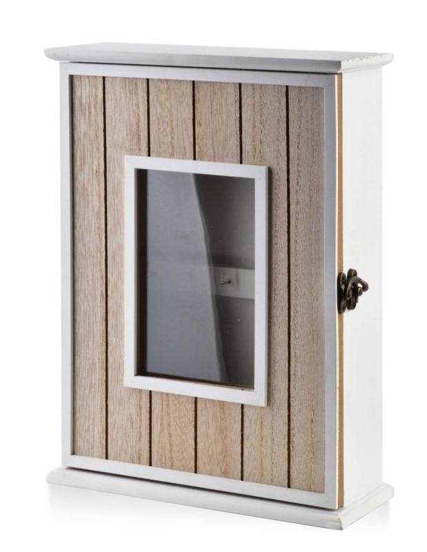 Skrzynka na klucze drewniana Mondex STACY 22x8x29,5cm naturalna na 6 kluczy 1 szt