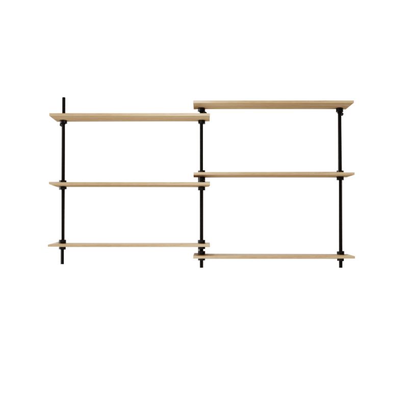 Półka ścienna industrialna AR Shelving Deco 92,5x160x17,5 cm 15 kg na półkę 1 szt