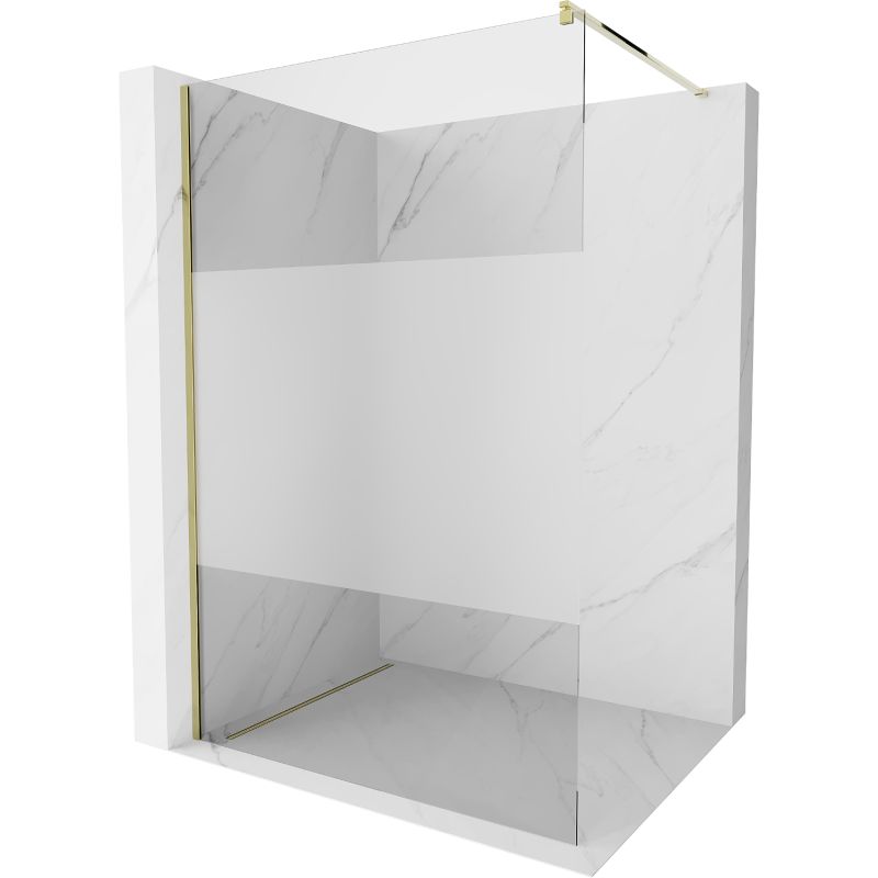 Ścianka prysznicowa Mexen Kioto złoty 90 x 200 cm 800-090-101-50-35 1 szt.