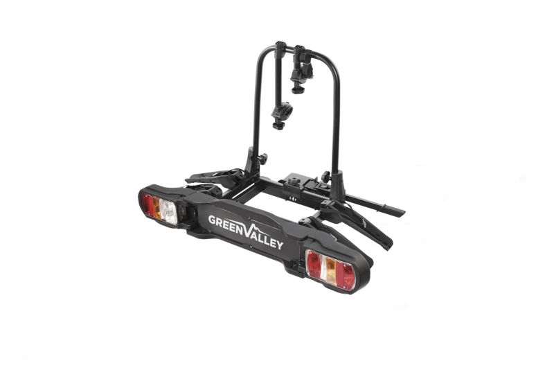 Bagażnik rowerowy na hak stalowy składany solidny Green Valley Discovery 2 1 szt.