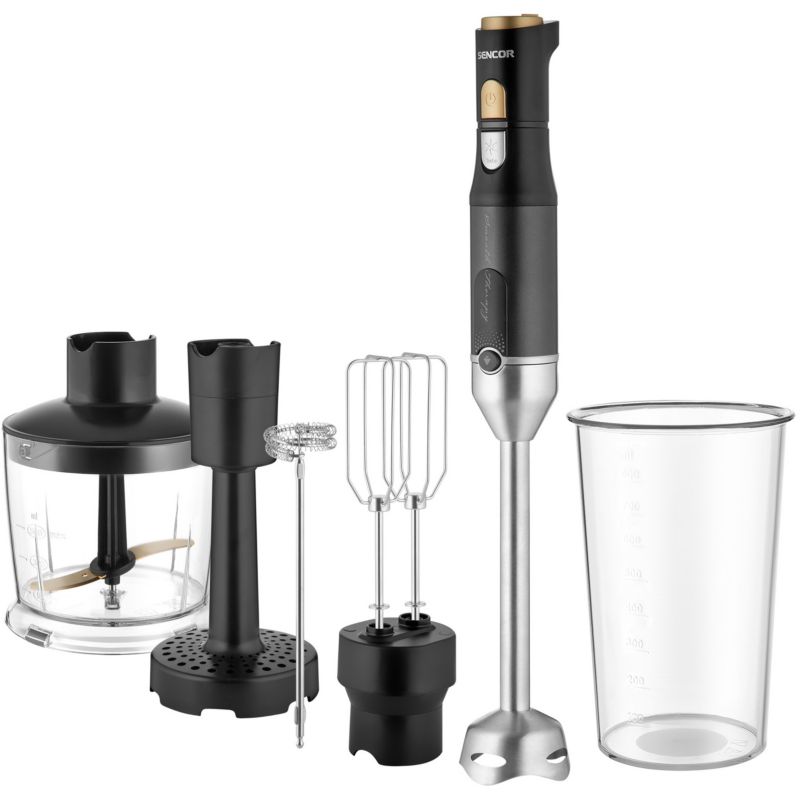 Blender Ręczny Sencor SHB 6442BK 6W1 1200W Czarny 1szt