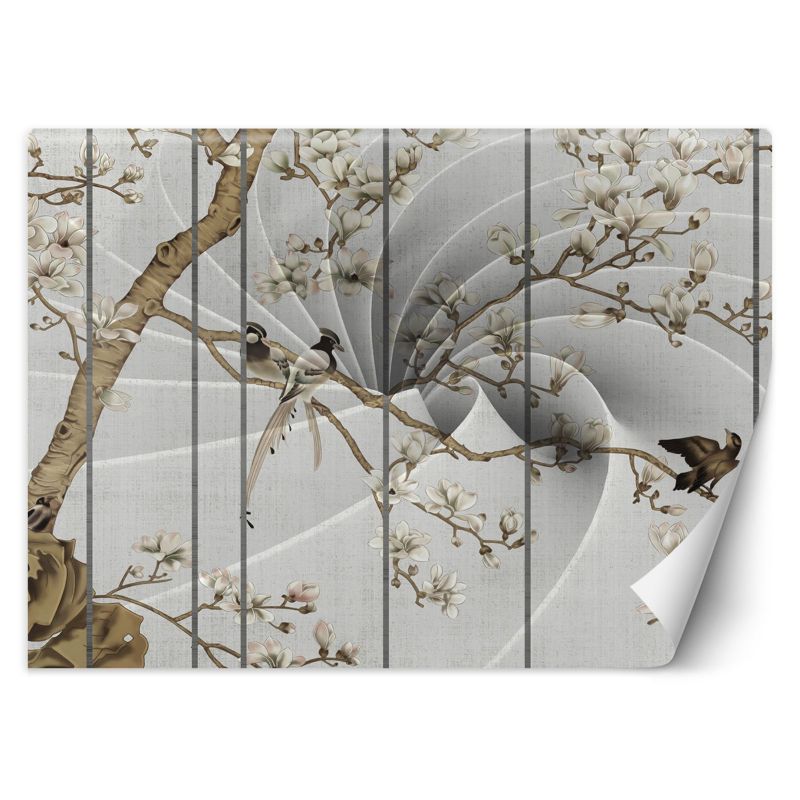 Fototapeta Feeby Ptaki na gałęzi 3D 350x245 1 szt