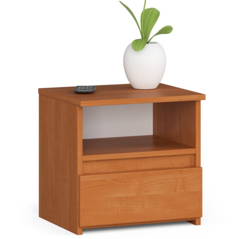 Szafka nocna Akord CL1 Olcha 40 cm 1 szuflada kolor Olcha mat 1 półka 40x35x40 cm 1 szt.