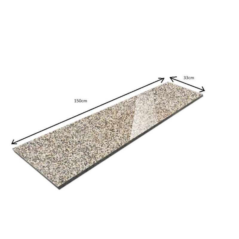 Parapet Tiles Stopnica granitowa beż polerowana G682 150x33x2 cm 1 szt.