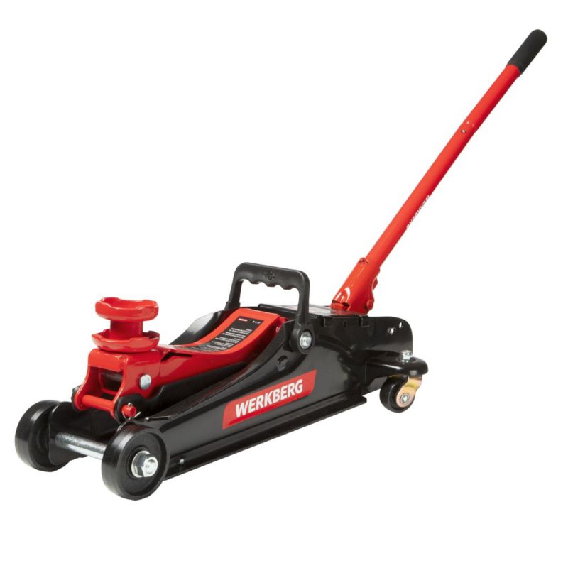 Podnośnik Werkberg samochodowy hydrauliczny 2,5T 80-360 mm żaba lewarek niskoprofilowy 1szt.