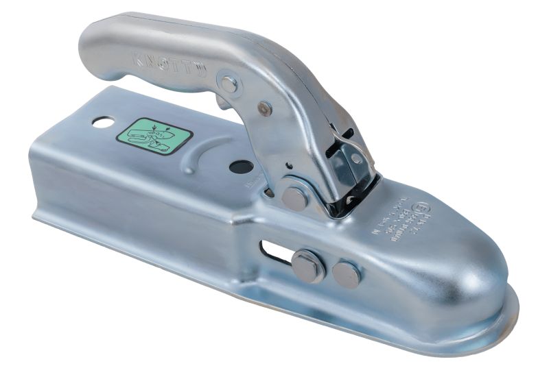 Zaczep kulowy KNOTT K7,5-M do przyczepki 750kg z dyszlem kwadratowym 70mm 1 szt.