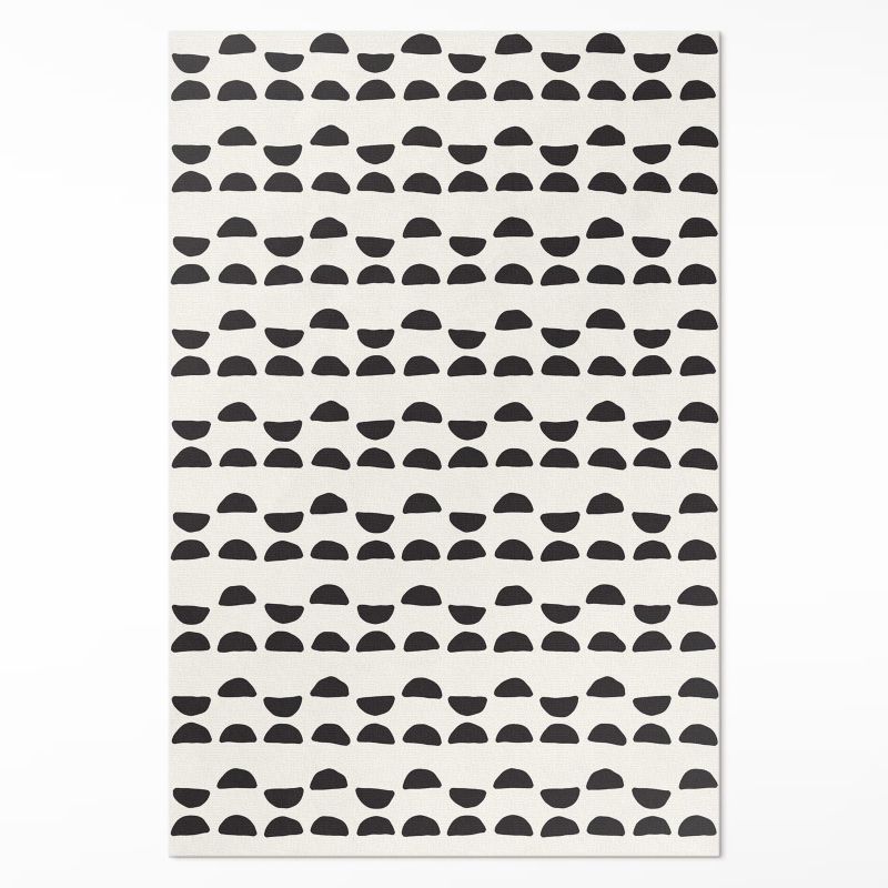 Ozdobny Dywan Winylowy Wallfluent 90x60 cm Nieregularne półksiężyce 1 szt.