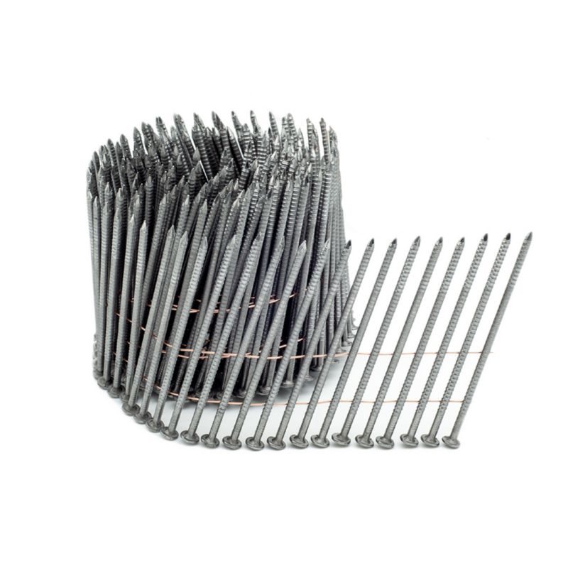Gwoździe do gwoździarki Lun Fix 3,1x90 mm pierścieniowe łączone drutem 3600szt.