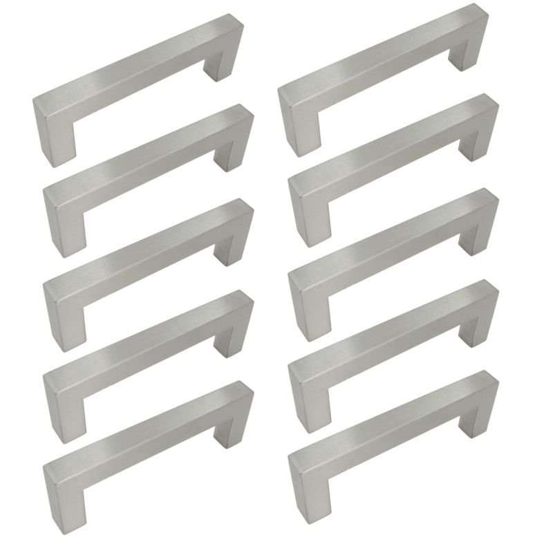 Uchwyt meblowy klasyczny B&B 128 mm srebrny 10 szt