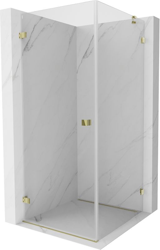 Kabina prysznicowa Mexen Lunar-B złota 100x100 cm 832-100-100-50-00-L 1 szt.