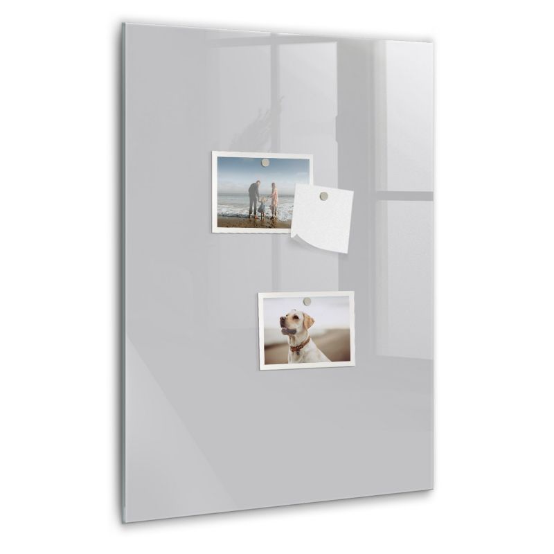 Foto tablica magnetyczna Wallfluent 40x60 cm Kolor jasny szary 1 szt.