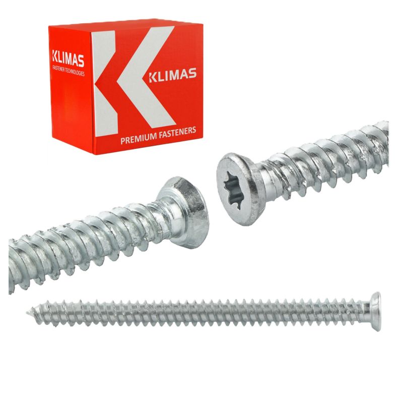 Wkręty do ościeżnic Klimas WHOW 7,5x152 mm z łbem walcowym 100szt