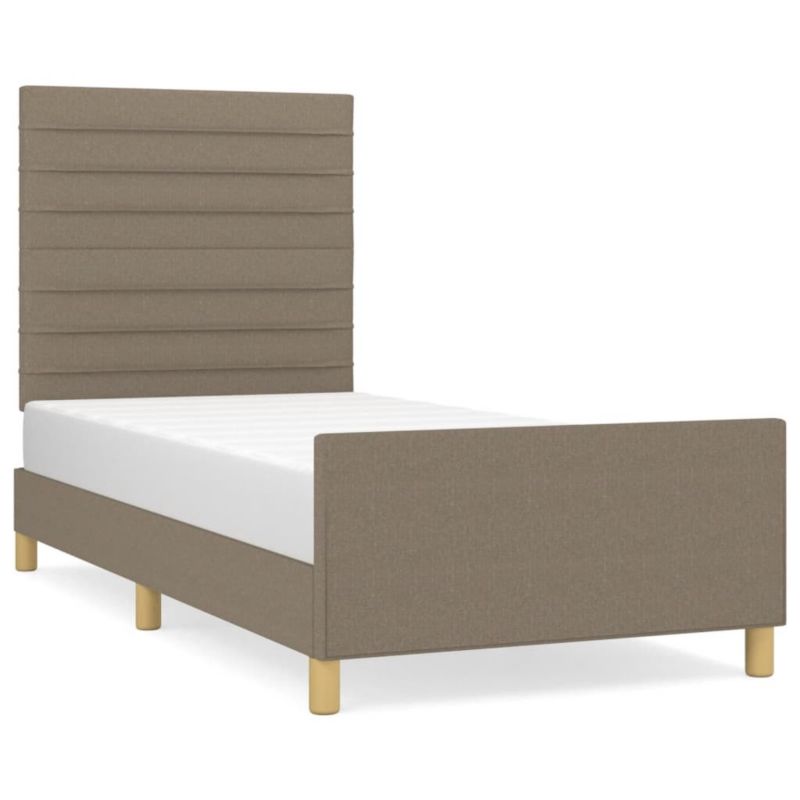 Łóżko tapicerowane WaszeMeble 90x200 cm Brązowe WM-3125110 1 szt.