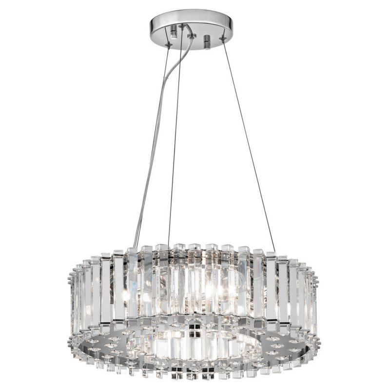 Lampa wisząca Kichler Crystal Skye 2711 chromowana kryształowa 6xG9 x 3W 1 szt.