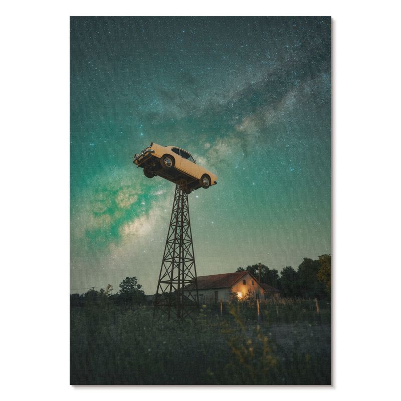 Plakat na Płótnie Tulup 59,4,x84 cm (A1) Nocna magia Do salonu, biura, sypialni 1 szt.