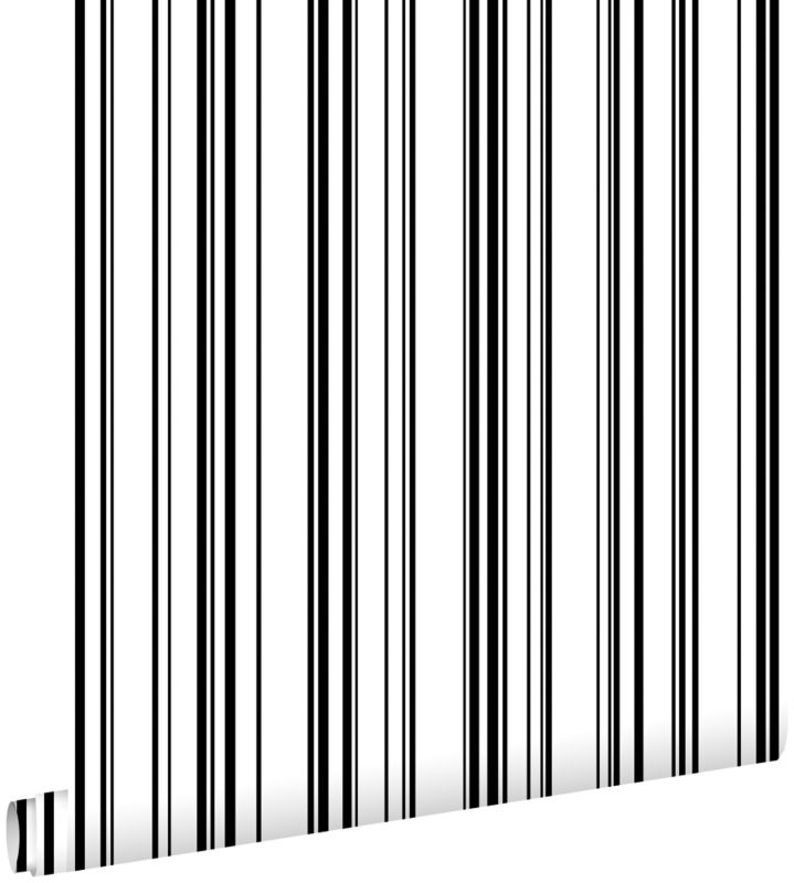 Tapeta ESTAhome delikatne paski czarnymIbiałym 53 cm x 10.05 m - 1 rol.