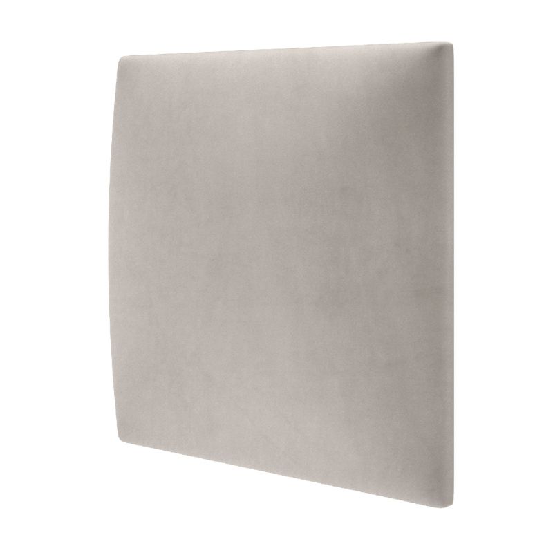 Panel tapicerowany ścienny Stegu wezgłowie 30x30 cm Jasnobeżowy welur , akustyczny, dekoracyjny 1 szt.