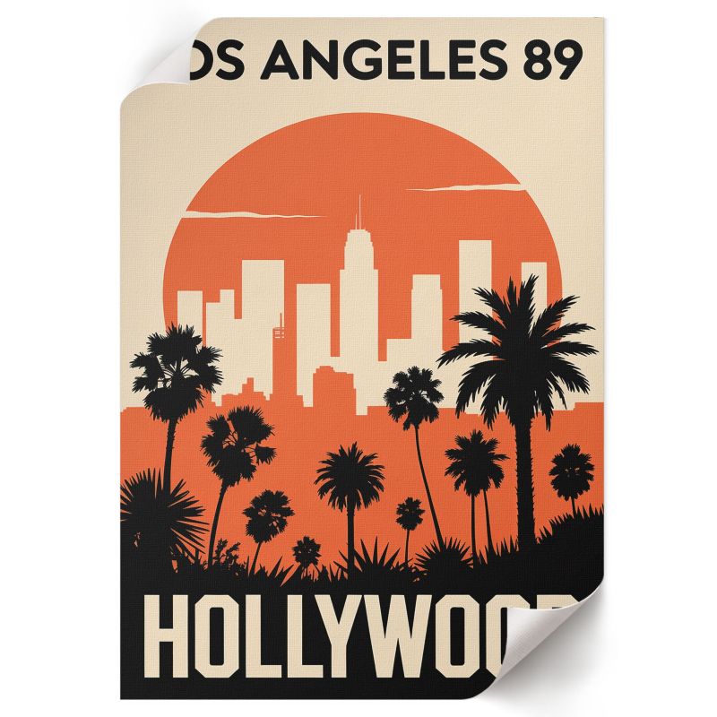 Plakat Dekoracyjny ArtPrintCave 59,5x84 cm Hollywood widok Impuls 1 szt.