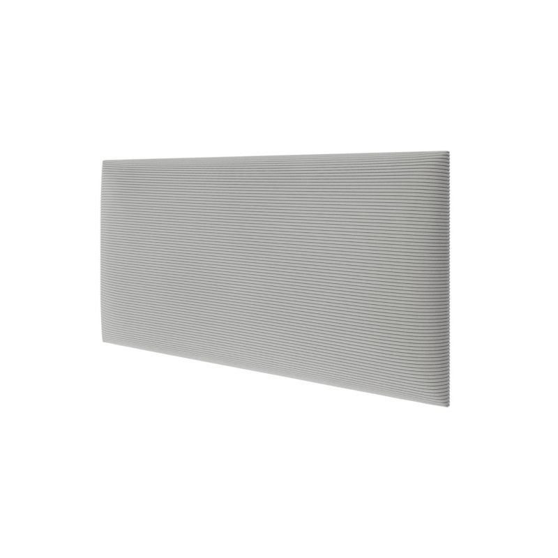 Panel tapicerowany ścienny Stegu wezgłowie 60x30 cm Jasnoszary welur - akustyczny, dekoracyjny 1 szt.