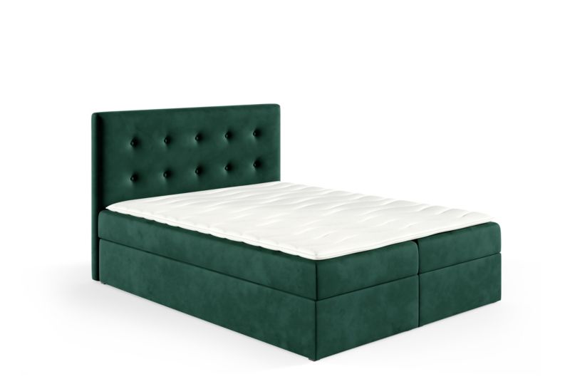 Łóżko kontynentalne SOFELLO Louis Box 180x200 bez nóg riviera38 1szt.