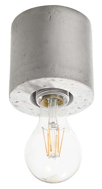 Reflektor sufitowy Sollux Lighting Salgado szary 1 x E27 x 60W IP20 wym: 10 x 10 cm - 1 szt.