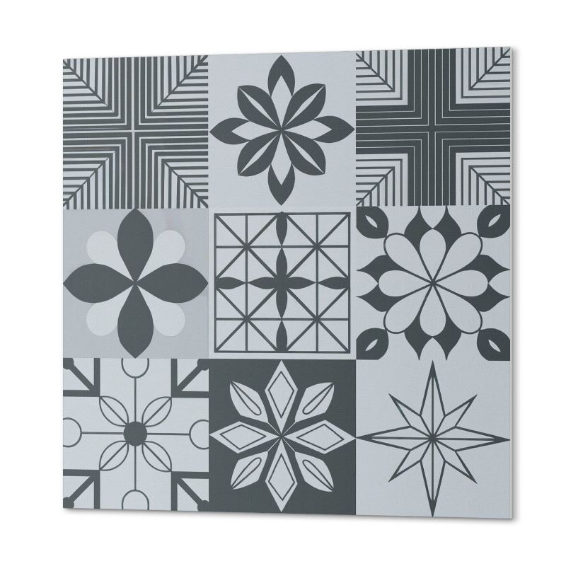 Komplet Kafelków Samoprzylepnych ArtPrintCave 30x30 cm Geometryczne wzory w mozaice 9 szt.
