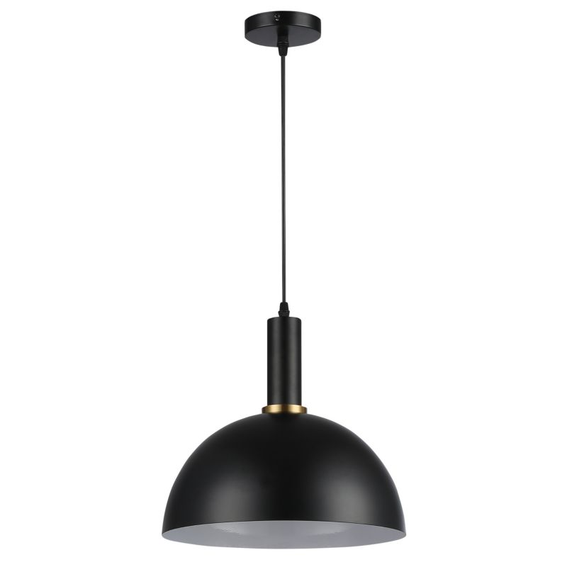 Lampa wisząca sufitowa MasterLED Koko E27 nowoczesna loft IP20 czarna + miedziana 1 szt.