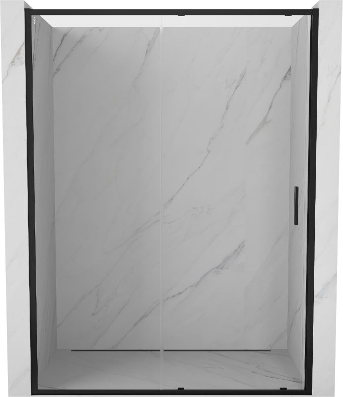 Drzwi prysznicowe rozsuwane Mexen Exo transparent czarne 160x200 cm 1 szt.