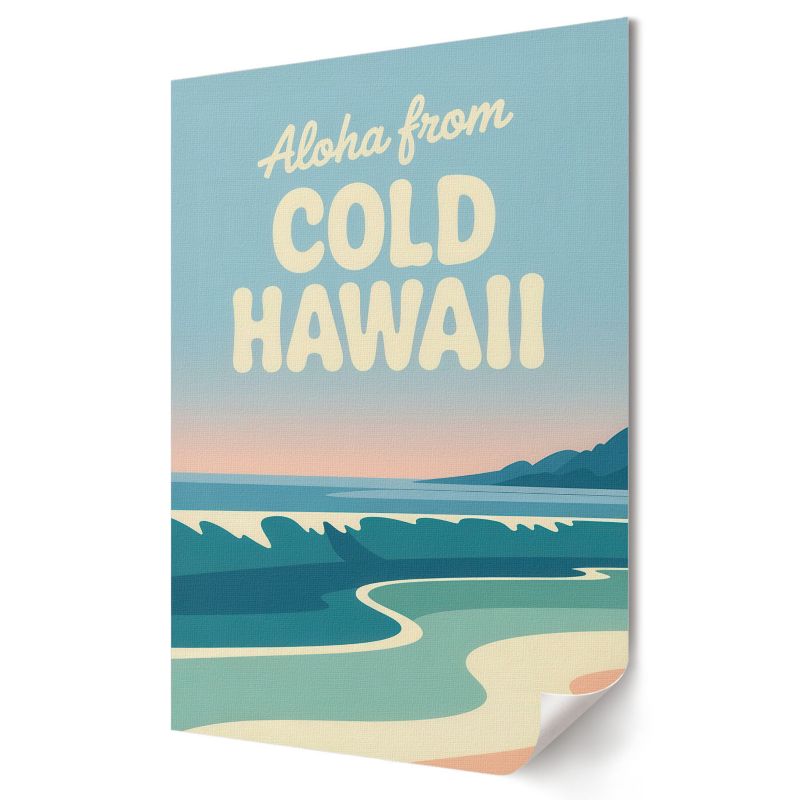 Plakat na ścianę Wallfluent Format A3 Cold Hawaii Artysta Lucas "Luca" Meyer 1 szt.