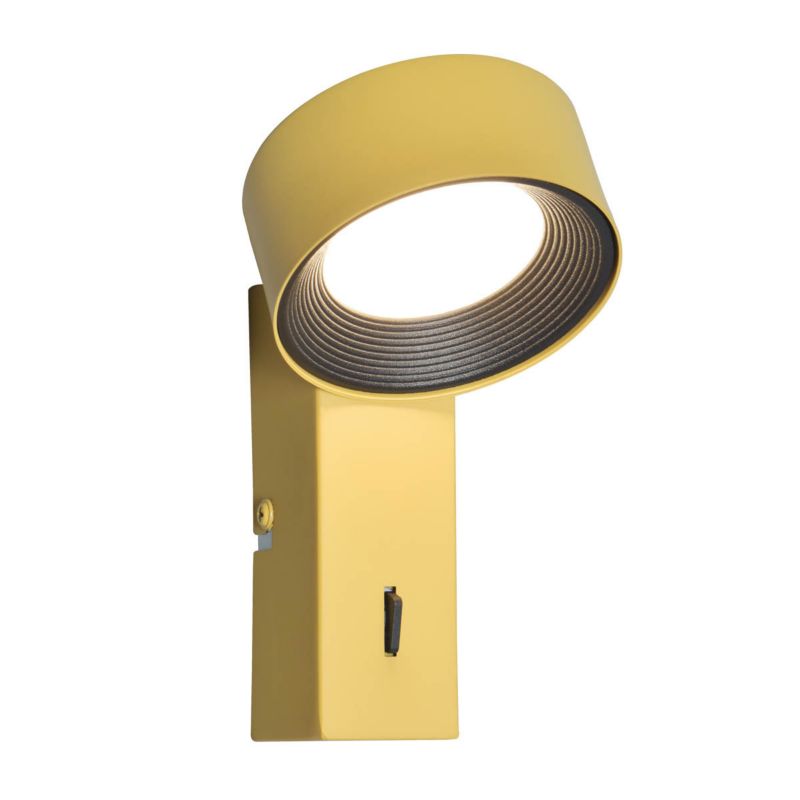Kinkiet Italux OTAL z włącznikiem żółty LED 1x1.8W 489lm Neutralna biel IP20 -1 szt.