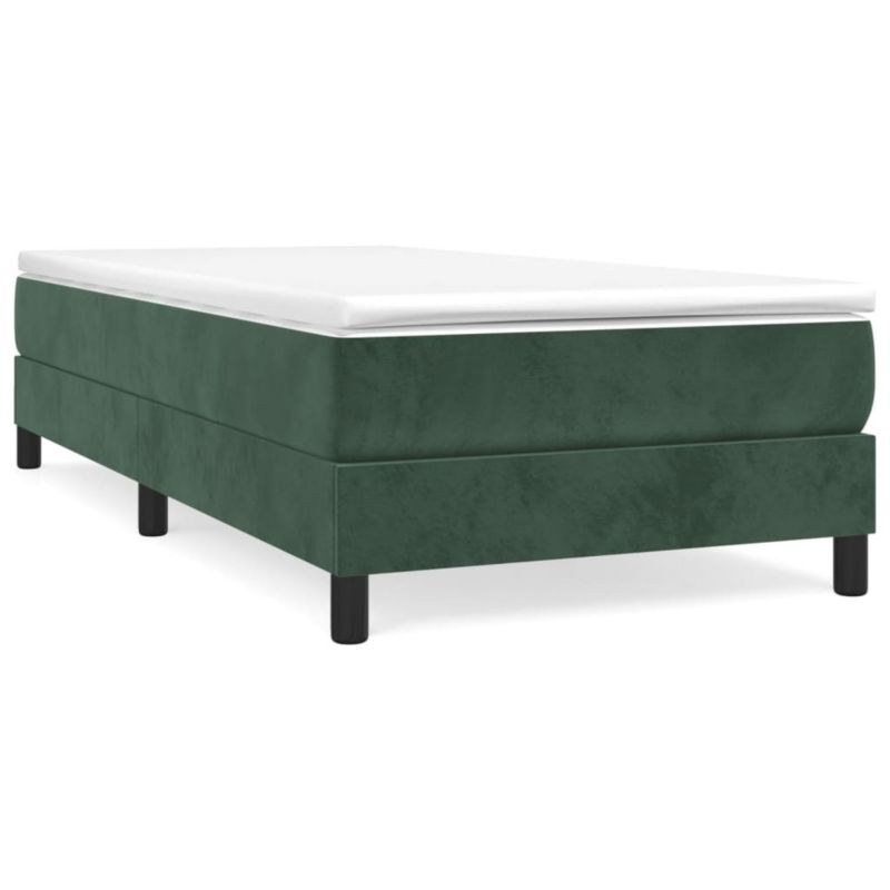 Łóżko kontynentalne WaszeMeble 90x190 cm zielone WM-3144306 1 szt.