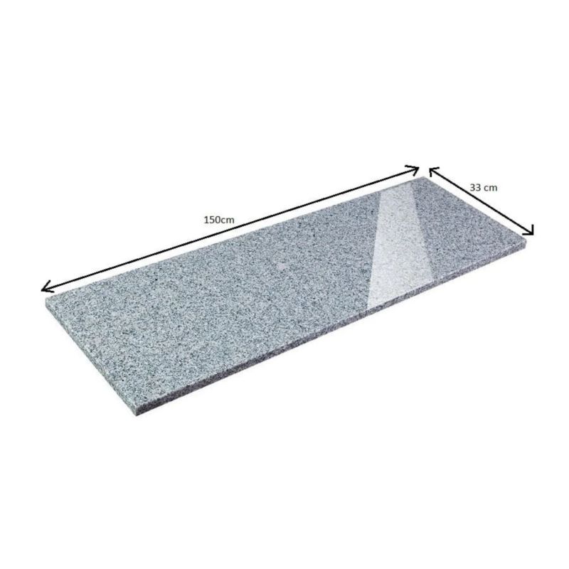 Parapet Tiles Stopnica granitowa szara polerowana G603 150x33x2 cm 1 szt.