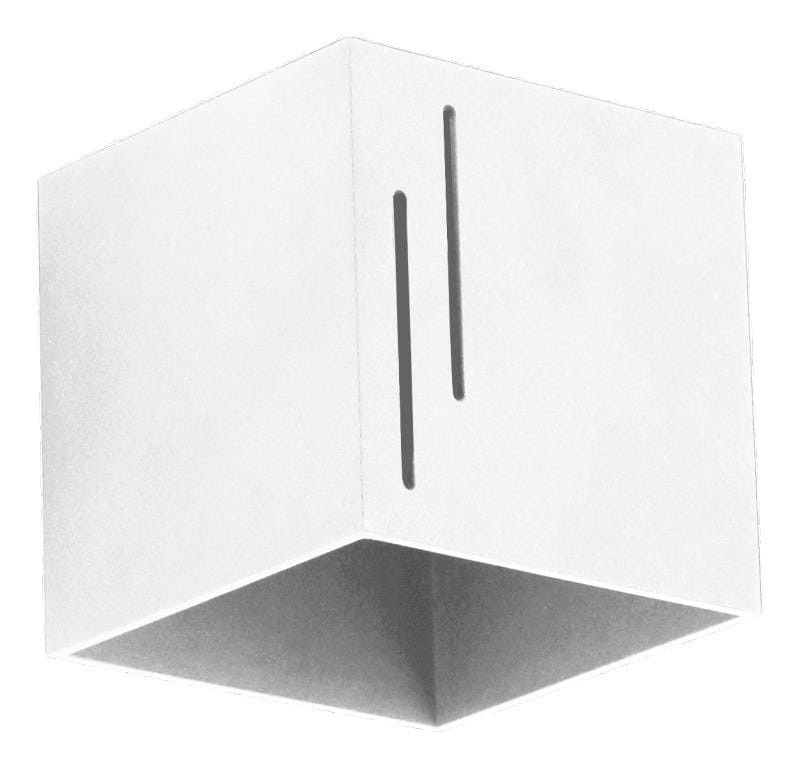 Kinkiet Lampex Quado biały 1 x G9 x 40W IP20 wym: 10 x 10 x 10 cm - 1 szt.