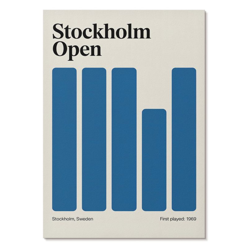 Plakat na Ścianę Tulup 59,4,x84 cm (A1) Stockholm Open Do biura, salonu, sypialni 1 szt.