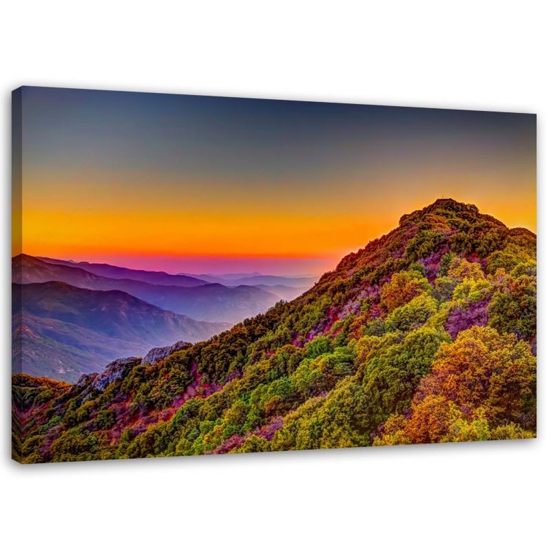 Obraz na płótnie Feeby Kolorowe wzgórza 120x80cm 1szt
