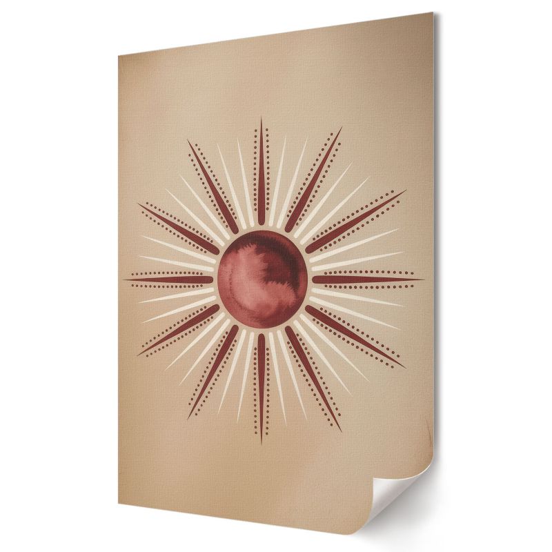 Plakat na ścianę Wallfluent Format A2 Boho słońce Grupa Twórcza CMYK Group 1 szt.